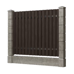 Доска заборная ДПК, шлифованная Венге от производителя GrinderDeco по цене 367 р Доска заборная ДПК, шлифованная Венге от производителя GrinderDeco по цене 367 р