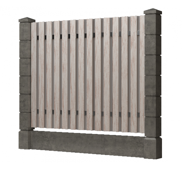 Доска заборная ДПК, шлифованная Выбеленный дуб от производителя GrinderDeco по цене 367 р Доска заборная ДПК, шлифованная Выбеленный дуб от производителя GrinderDeco по цене 367 р