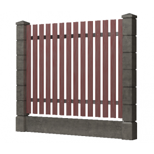 Доска заборная ДПК, шлифованная Мербау от производителя  GrinderDeco по цене 367 р