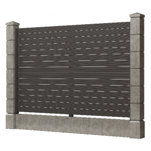 Доска заборная ДПК, тиснение "дуб" Асфальт от производителя GrinderDeco по цене 367 р Доска заборная ДПК, тиснение "дуб" Асфальт от производителя GrinderDeco по цене 367 р