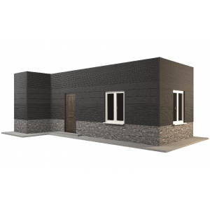 Фасадная панель GRINDERDECO, двухсторонняя Серый базальт от производителя GrinderDeco по цене 440 р Фасадная панель GRINDERDECO, двухсторонняя Серый базальт от производителя GrinderDeco по цене 440 р