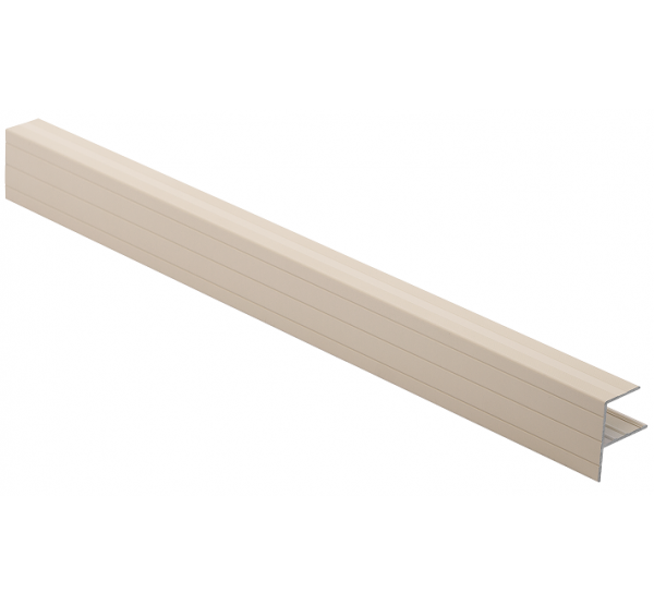 F-профиль закрывающий Белый от производителя GrinderDeco по цене 759 р F-профиль закрывающий Белый от производителя GrinderDeco по цене 759 р