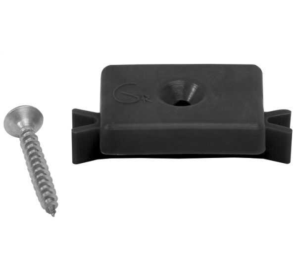 Кклипса с саморезом пластиковая, шовный монтаж Черный от производителя  GrinderDeco по цене 999 р