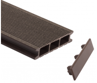 Заглушка для доски торцевая Коричневый Заглушка для доски торцевая Коричневый