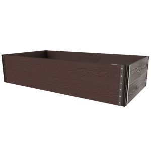 Доска из ДПК для грядок Nautic Prime 35х450х2950мм Венге от производителя NanoWood по цене 1 500 р Доска из ДПК для грядок Nautic Prime 35х450х2950мм Венге от производителя NanoWood по цене 1 500 р