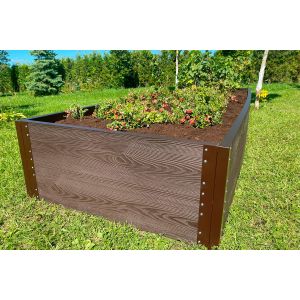 Доска из ДПК для грядок Nautic Prime 35х450х2950мм Венге от производителя NanoWood по цене 1 500 р Доска из ДПК для грядок Nautic Prime 35х450х2950мм Венге от производителя NanoWood по цене 1 500 р