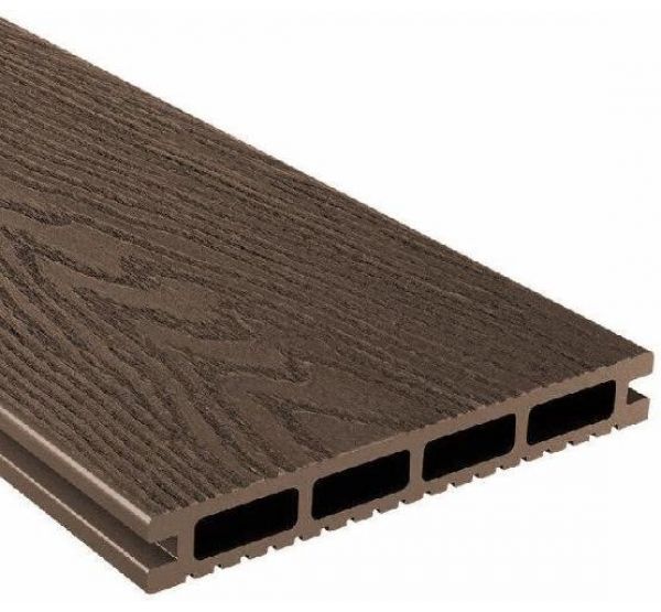 Террасная доска Универсальная Коричневая от производителя Holzhof по цене 380 р Террасная доска Универсальная Коричневая от производителя Holzhof по цене 380 р