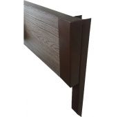 Уголок металлический 90°, для доски 150х25 из ДПК Уголок металлический 90°, для доски 150х25 из ДПК