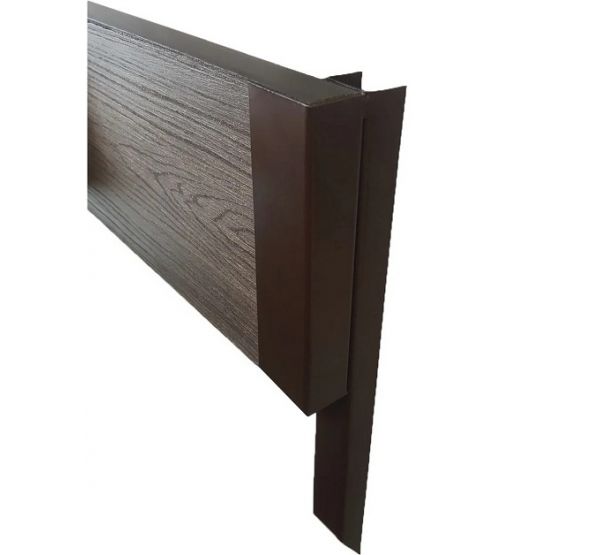 Уголок металлический 90°, для доски 150х25 из ДПК от производителя Holzhof по цене 350 р Уголок металлический 90°, для доски 150х25 из ДПК от производителя Holzhof по цене 350 р