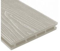 Террасная доска ДПК универсальная шовная с тиснением Слоновая кость Террасная доска ДПК универсальная шовная с тиснением Слоновая кость