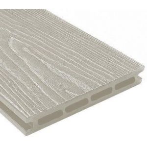 Террасная доска ДПК универсальная шовная с тиснением Слоновая кость от производителя Holzhof по цене 354 р Террасная доска ДПК универсальная шовная с тиснением Слоновая кость от производителя Holzhof по цене 354 р