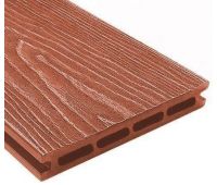 Террасная доска ДПК универсальная шовная с тиснением Терракот Террасная доска ДПК универсальная шовная с тиснением Терракот