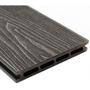 Террасная доска ДПК универсальная шовная с тиснением Венге от производителя Holzhof по цене 322 р Террасная доска ДПК универсальная шовная с тиснением Венге от производителя Holzhof по цене 322 р