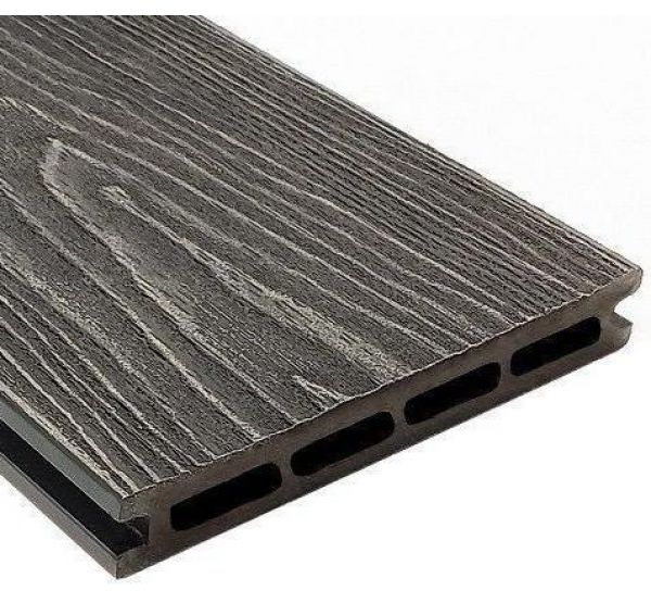 Террасная доска ДПК универсальная шовная с тиснением Венге от производителя Holzhof по цене 322 р Террасная доска ДПК универсальная шовная с тиснением Венге от производителя Holzhof по цене 322 р