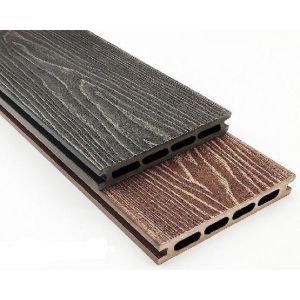 Террасная доска ДПК универсальная шовная с тиснением Антрацит от производителя Holzhof по цене 322 р Террасная доска ДПК универсальная шовная с тиснением Антрацит от производителя Holzhof по цене 322 р