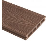 Террасная доска ДПК (Middle) Esthetic Wood шовная с 3D тиснением Тёмно-коричневый Террасная доска ДПК (Middle) Esthetic Wood шовная с 3D тиснением Тёмно-коричневый