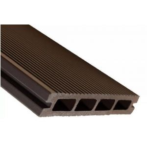 Террасная доска ДПК (Middle) Esthetic Wood шовная с 3D тиснением Тёмно-коричневый от производителя Holzhof по цене 606 р Террасная доска ДПК (Middle) Esthetic Wood шовная с 3D тиснением Тёмно-коричневый от производителя Holzhof по цене 606 р