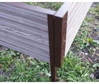 Уголок металлический 90°, для доски 300х30 из ДПК Уголок металлический 90°, для доски 300х30 из ДПК