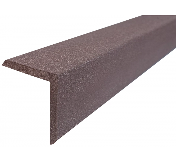 Уголок для досок ДПК на основе ПНД (равнополочный) 56x56 от производителя Holzhof по цене 305 р Уголок для досок ДПК на основе ПНД (равнополочный) 56x56 от производителя Holzhof по цене 305 р