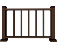 Ограждения с тиснением "под деревоо" Комплект в коробке Ограждения с тиснением "под деревоо" Комплект в коробке