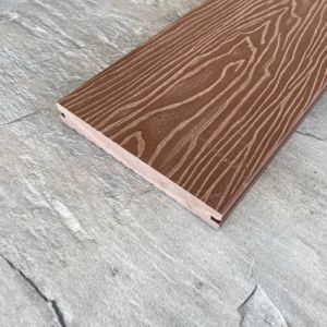 Террасная доска ДПК Solid Полнотелая 150х21 Каштан от производителя  Latitudo по цене 880 р