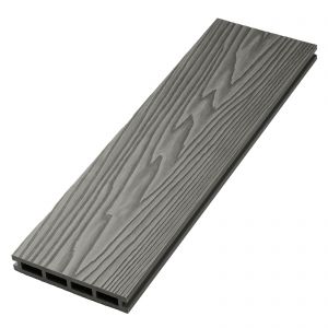 Террасная доска ДПК двусторонняя New 3D тиснение + вельвет Серый от производителя NanoWood по цене 495 р Террасная доска ДПК двусторонняя New 3D тиснение + вельвет Серый от производителя NanoWood по цене 495 р