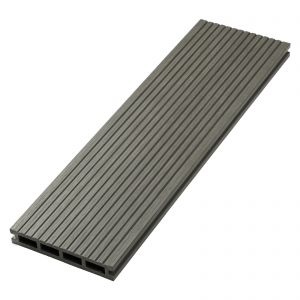 Террасная доска ДПК двусторонняя New 3D тиснение + вельвет Серый от производителя NanoWood по цене 495 р Террасная доска ДПК двусторонняя New 3D тиснение + вельвет Серый от производителя NanoWood по цене 495 р