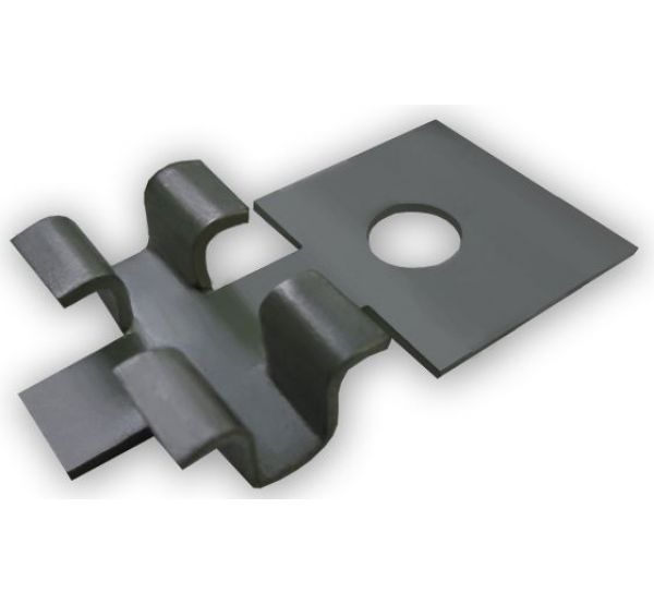 Клипса металлическая для  планкена от производителя  Россия по цене 20 р