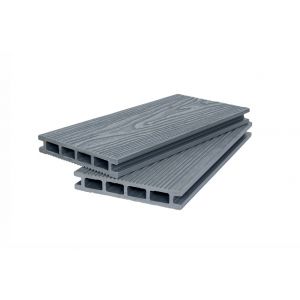 Террасная доска ДПК 3D+вельвет пустотелая двухсторонняя Серый от производителя Polivan Group по цене 730 р Террасная доска ДПК 3D+вельвет пустотелая двухсторонняя Серый от производителя Polivan Group по цене 730 р