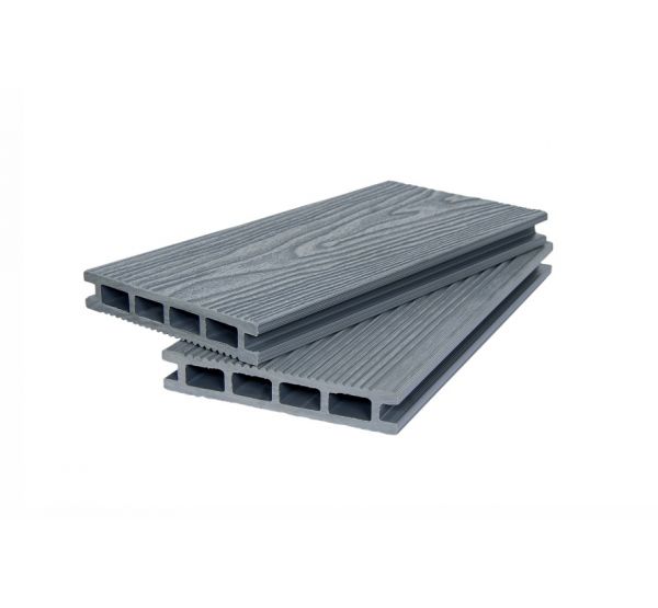 Террасная доска ДПК 3D+вельвет пустотелая двухсторонняя Серый от производителя Polivan Group по цене 730 р Террасная доска ДПК 3D+вельвет пустотелая двухсторонняя Серый от производителя Polivan Group по цене 730 р