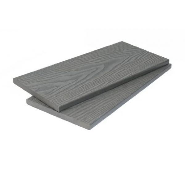 Доска универсальная ДПК 3D+3D, двухсторонняя заборная Серый от производителя  Polivan Group по цене 645 р