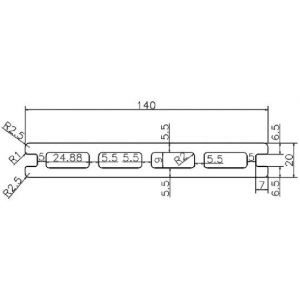 Террасная доска ДПК 3D+3D NEW пустотелая двухсторонняя Песочный от производителя Polivan Group по цене 730 р Террасная доска ДПК 3D+3D NEW пустотелая двухсторонняя Песочный от производителя Polivan Group по цене 730 р