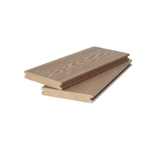 Террасная доска ДПК ( 3D фактура дерева ) полнотелая двухсторонняя Песочный от производителя  Polivan Group по цене 1 100 р