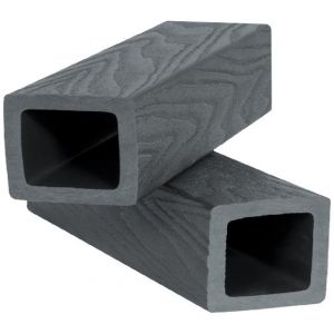 Балясина 3D фактура дерева Чёрный от производителя  Polivan Group по цене 569 р