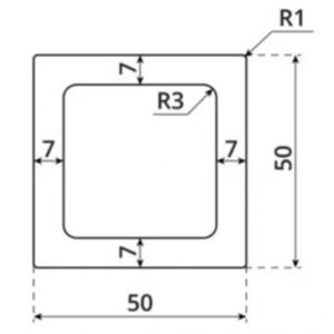 Балясина 3D фактура дерева Чёрный от производителя  Polivan Group по цене 569 р
