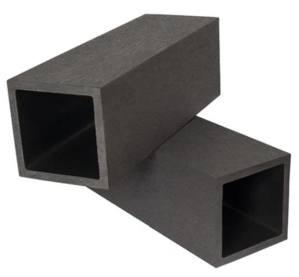 Столб из ДПК без фактуры Чёрный от производителя  Polivan Group по цене 1 440 р