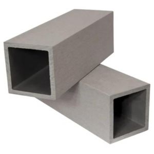 Столб из ДПК без фактуры Серый от производителя Polivan Group по цене 1 440 р Столб из ДПК без фактуры Серый от производителя Polivan Group по цене 1 440 р