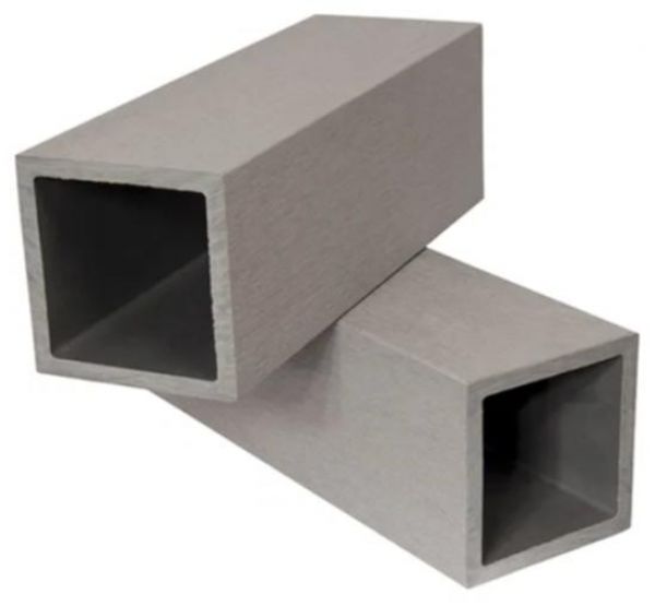 Столб из ДПК без фактуры Серый от производителя Polivan Group по цене 1 440 р Столб из ДПК без фактуры Серый от производителя Polivan Group по цене 1 440 р