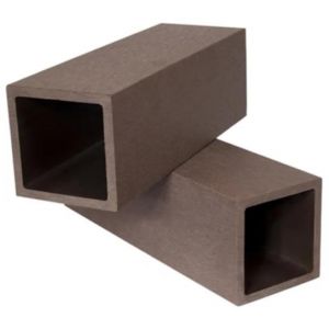 Столб из ДПК без фактуры Темно-коричневый от производителя Polivan Group по цене 1 440 р Столб из ДПК без фактуры Темно-коричневый от производителя Polivan Group по цене 1 440 р