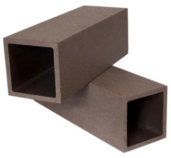 Столб из ДПК без фактуры Темно-коричневый от производителя Polivan Group по цене 1 440 р Столб из ДПК без фактуры Темно-коричневый от производителя Polivan Group по цене 1 440 р