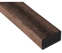 Брус лавочный полнотелый ДПК браш Коричневый микс Брус лавочный полнотелый ДПК браш Коричневый микс