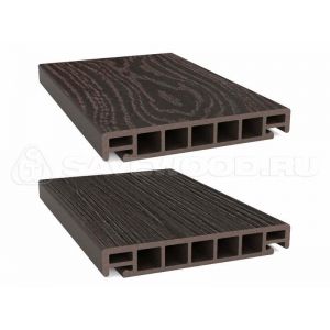 Террасная доска SW Salix (S) (T) Темно-коричневый от производителя  Savewood по цене 742 р
