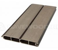 Профиль ДПК для заборов SW Agger матовый Темно коричневый Профиль ДПК для заборов SW Agger матовый Темно коричневый