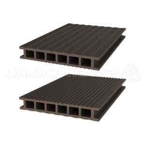 Террасная доска SW Quercus Темно-коричневый от производителя Savewood по цене 800 р Террасная доска SW Quercus Темно-коричневый от производителя Savewood по цене 800 р