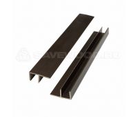 F-профиль ДПК Тёмно-коричневый F-профиль ДПК Тёмно-коричневый