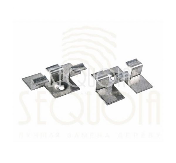 Кляймер рядный для террасной доски от производителя Sequoia по цене 19 р Кляймер рядный для террасной доски от производителя Sequoia по цене 19 р