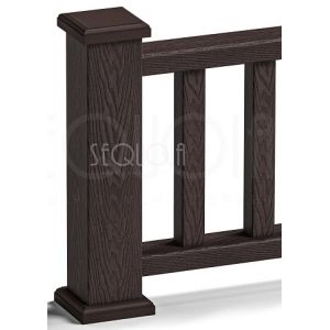 Комплект крышка/юбка для столба BROWN от производителя  Sequoia по цене 1 144 р