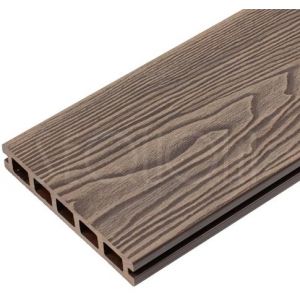 Террасная доска 3D Dual WOOD BROWN (коричневый) от производителя  Sequoia по цене 2 052 р