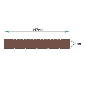 Террасная доска КЛАССИК полнотелая без паза Орех Милано (Под заказ) от производителя Terrapol по цене 1 392 р Террасная доска КЛАССИК полнотелая без паза Орех Милано (Под заказ) от производителя Terrapol по цене 1 392 р