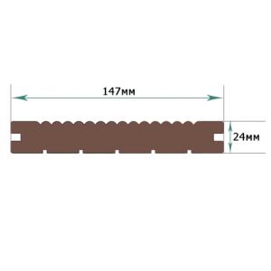 Террасная доска КЛАССИК полнотелая с пазом Орех Милано от производителя Terrapol по цене 1 264 р Террасная доска КЛАССИК полнотелая с пазом Орех Милано от производителя Terrapol по цене 1 264 р